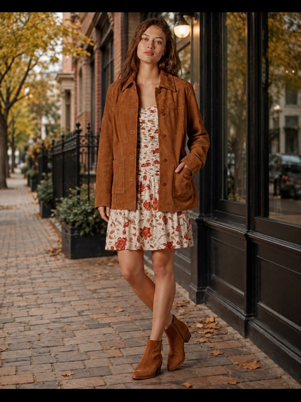 Eddie Bauer Seattle Suede/ woman’s XL Suede Jacket/ vintage
